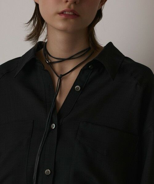 GRACE CONTINENTAL / グレースコンチネンタル シャツ・ブラウス | シアー2wayウエスタンシャツ | 詳細22