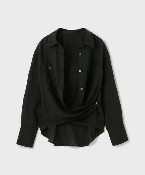 GRACE CONTINENTAL / グレースコンチネンタル シャツ・ブラウス | シアー2wayウエスタンシャツ | 詳細24