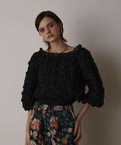 GRACE CONTINENTAL / グレースコンチネンタル その他トップス | シャーリングトップ