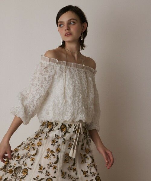 GRACE CONTINENTAL / グレースコンチネンタル その他トップス | シャーリングトップ | 詳細3