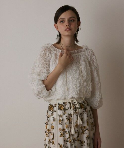 GRACE CONTINENTAL / グレースコンチネンタル その他トップス | シャーリングトップ | 詳細6