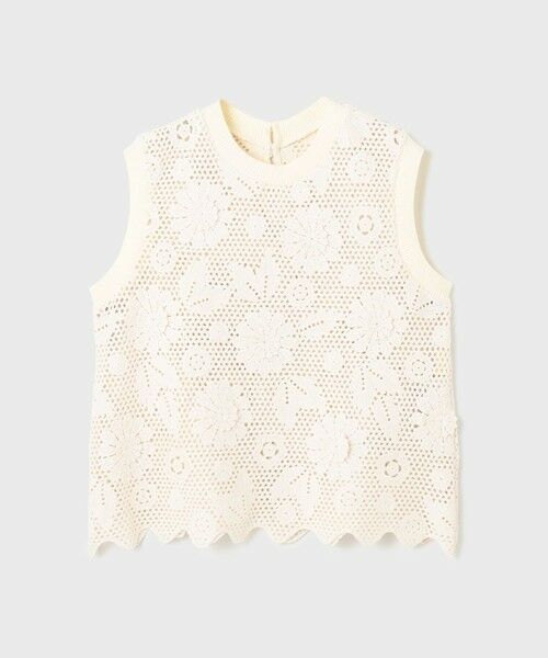 GRACE CONTINENTAL / グレースコンチネンタル カットソー | クロシュ刺繍トップ | 詳細11