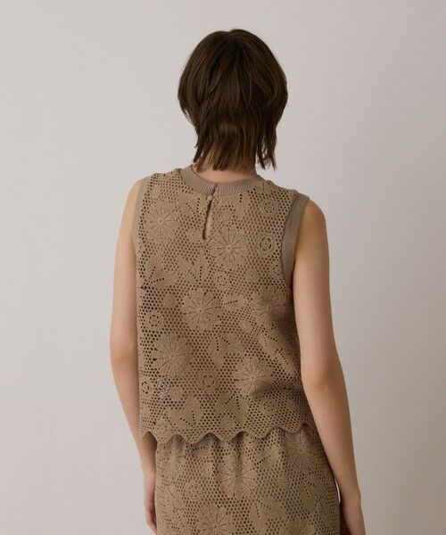 GRACE CONTINENTAL / グレースコンチネンタル カットソー | クロシュ刺繍トップ | 詳細15