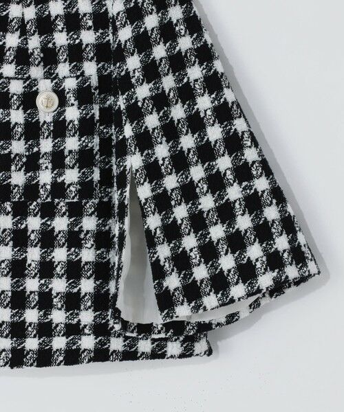 GRACE CONTINENTAL / グレースコンチネンタル ノーカラージャケット | チェックツイードショートジャケット | 詳細11