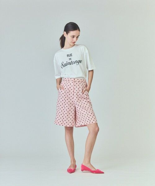 GRACE CONTINENTAL / グレースコンチネンタル その他パンツ | ドットハーフパンツ | 詳細6