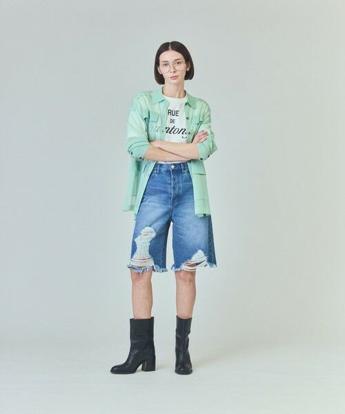 GRACE CONTINENTAL / グレースコンチネンタル その他パンツ | クラッシュハーフパンツ | 詳細4