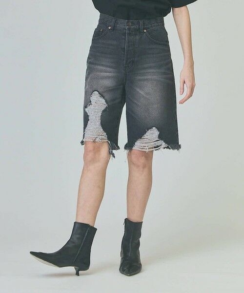 GRACE CONTINENTAL / グレースコンチネンタル その他パンツ | クラッシュハーフパンツ | 詳細8