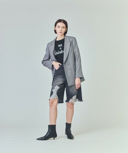 GRACE CONTINENTAL / グレースコンチネンタル その他パンツ | クラッシュハーフパンツ | 詳細10