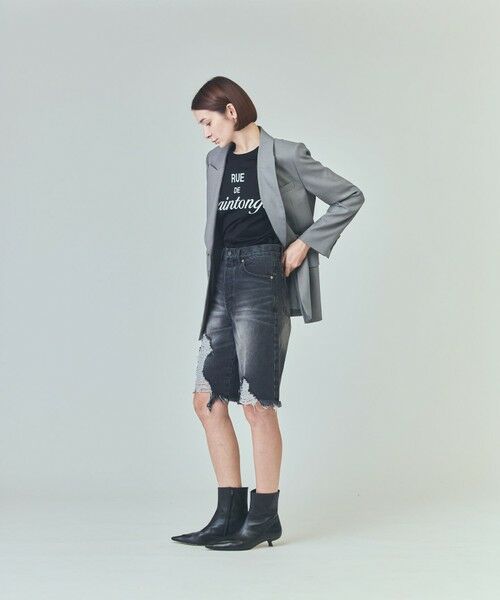 GRACE CONTINENTAL / グレースコンチネンタル その他パンツ | クラッシュハーフパンツ | 詳細11