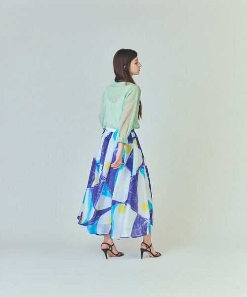 GRACE CONTINENTAL / グレースコンチネンタル ロング・マキシ丈スカート | ペイントシアースカート | 詳細3