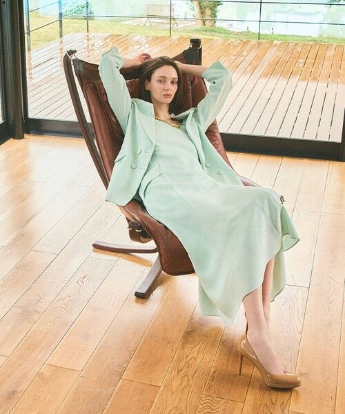 GRACE CONTINENTAL / グレースコンチネンタル ロング・マキシ丈ワンピース | リネンタッチロングドレス | 詳細20