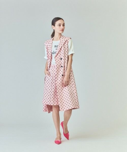 GRACE CONTINENTAL / グレースコンチネンタル ロング・マキシ丈ワンピース | ドットジレドレス | 詳細10