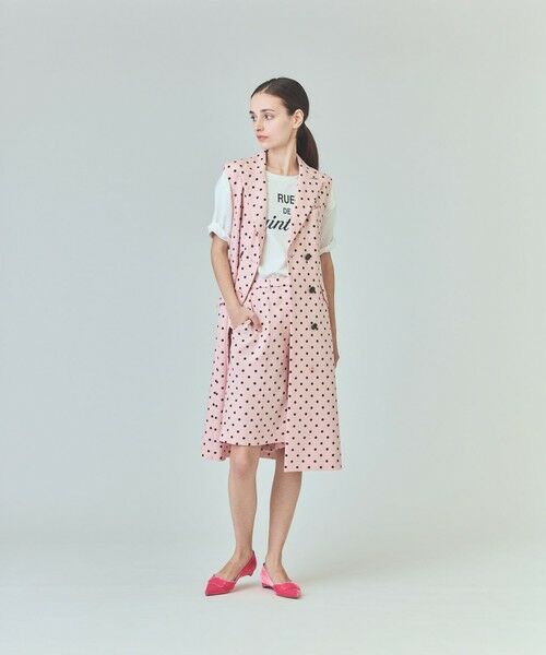 GRACE CONTINENTAL / グレースコンチネンタル ロング・マキシ丈ワンピース | ドットジレドレス | 詳細11
