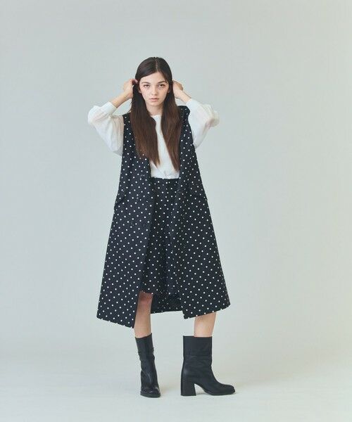 GRACE CONTINENTAL / グレースコンチネンタル ロング・マキシ丈ワンピース | ドットジレドレス | 詳細13