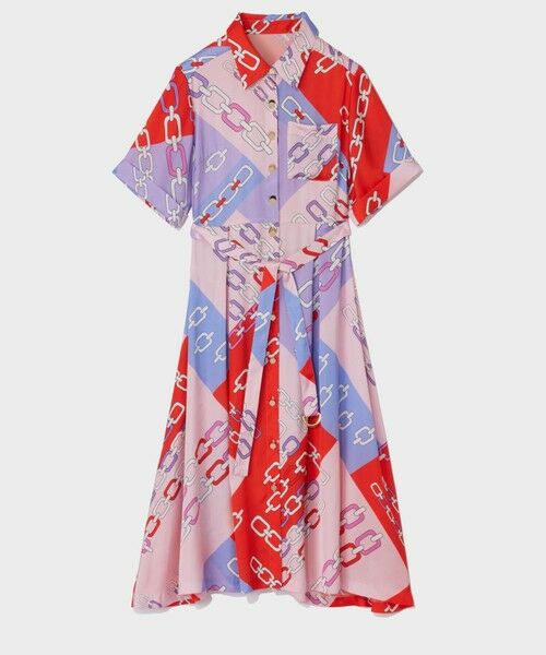 GRACE CONTINENTAL / グレースコンチネンタル ロング・マキシ丈ワンピース | チェーンシャツドレス | 詳細5