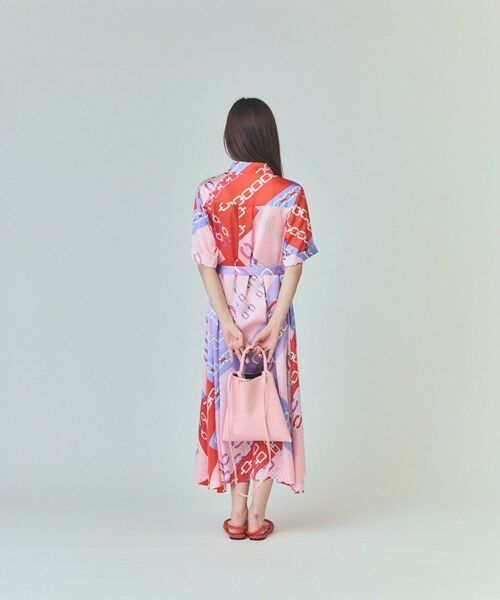 セール】 チェーンシャツドレス （ロング・マキシ丈ワンピース