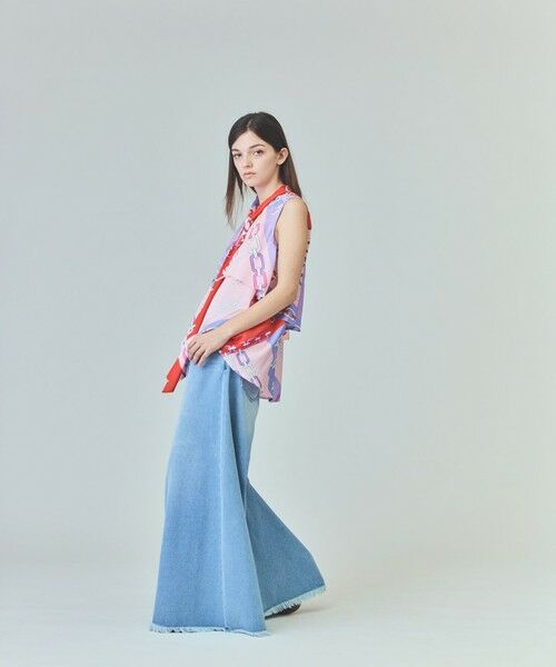 GRACE CONTINENTAL / グレースコンチネンタル シャツ・ブラウス | チェーンレイヤードノースリーブ | 詳細1