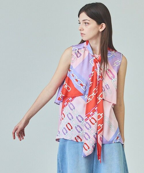 GRACE CONTINENTAL / グレースコンチネンタル シャツ・ブラウス | チェーンレイヤードノースリーブ | 詳細2