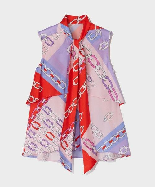 GRACE CONTINENTAL / グレースコンチネンタル シャツ・ブラウス | チェーンレイヤードノースリーブ | 詳細4