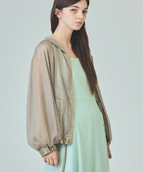 GRACE CONTINENTAL / グレースコンチネンタル パーカー | マクラメメッシュフーディー | 詳細5