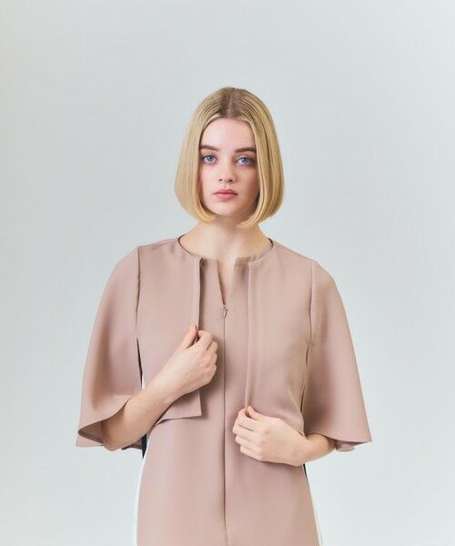 GRACE CONTINENTAL / グレースコンチネンタル ロング・マキシ丈ワンピース | ケープレイヤードドレス | 詳細4