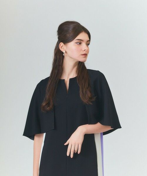 GRACE CONTINENTAL / グレースコンチネンタル ロング・マキシ丈ワンピース | ケープレイヤードドレス | 詳細6