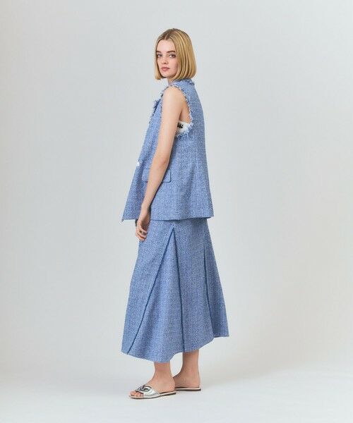 GRACE CONTINENTAL / グレースコンチネンタル ベスト | シャンブレーツイードジレ | 詳細5