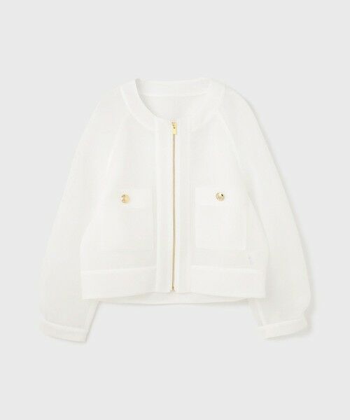 GRACE CONTINENTAL / グレースコンチネンタル ブルゾン | シアーダンボールブルゾン | 詳細13