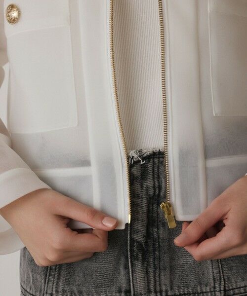 GRACE CONTINENTAL / グレースコンチネンタル ブルゾン | シアーダンボールブルゾン | 詳細3