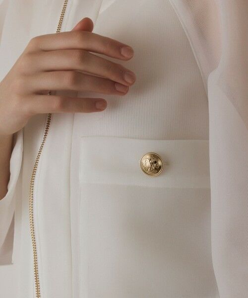 GRACE CONTINENTAL / グレースコンチネンタル ブルゾン | シアーダンボールブルゾン | 詳細8