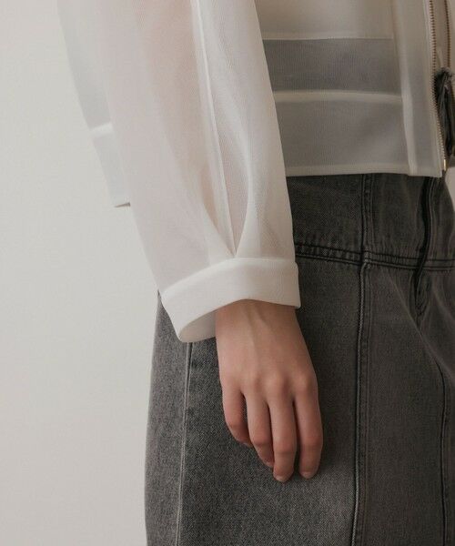 GRACE CONTINENTAL / グレースコンチネンタル ブルゾン | シアーダンボールブルゾン | 詳細9
