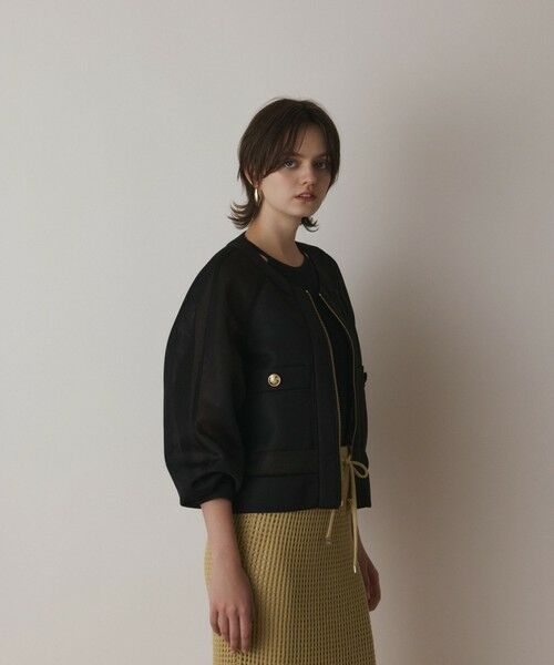 GRACE CONTINENTAL / グレースコンチネンタル ブルゾン | シアーダンボールブルゾン | 詳細17