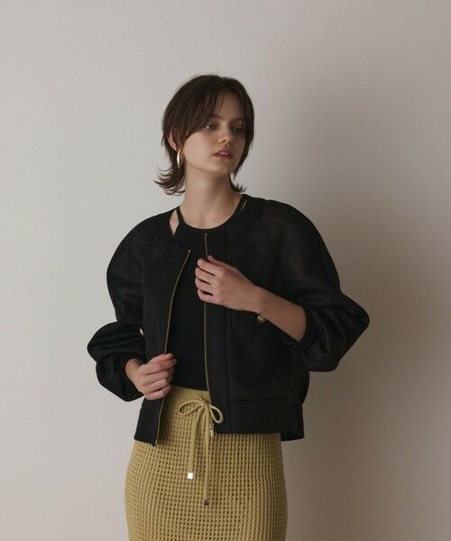 GRACE CONTINENTAL / グレースコンチネンタル ブルゾン | シアーダンボールブルゾン | 詳細18