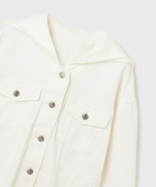 GRACE CONTINENTAL / グレースコンチネンタル Gジャン・デニムジャケット | フードジップデニムジャケット | 詳細14