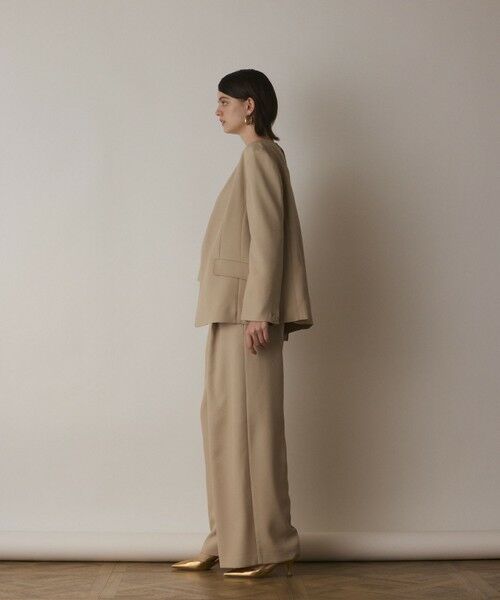 GRACE CONTINENTAL / グレースコンチネンタル ノーカラージャケット | バックシャンノーカラージャケット | 詳細7