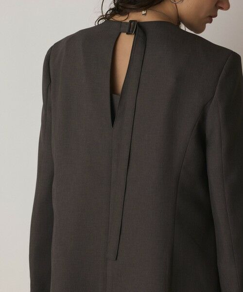 GRACE CONTINENTAL / グレースコンチネンタル ノーカラージャケット | バックシャンノーカラージャケット | 詳細21