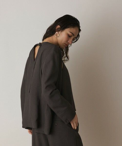 GRACE CONTINENTAL / グレースコンチネンタル ノーカラージャケット | バックシャンノーカラージャケット | 詳細23