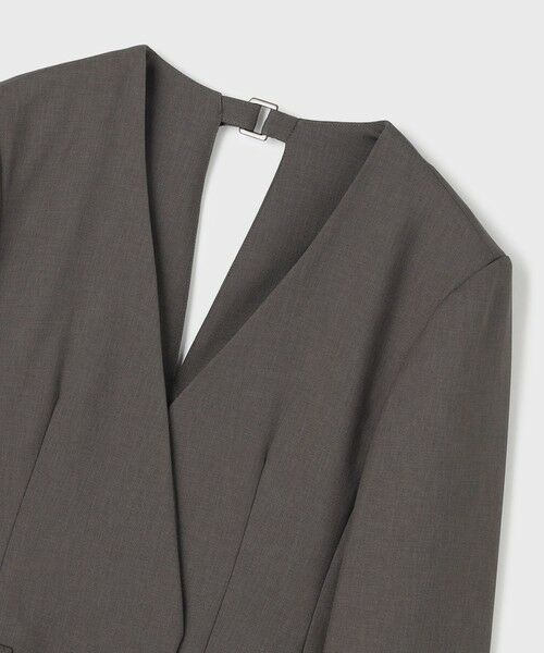 GRACE CONTINENTAL / グレースコンチネンタル ノーカラージャケット | バックシャンノーカラージャケット | 詳細26