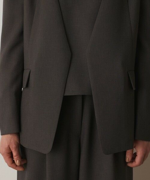 GRACE CONTINENTAL / グレースコンチネンタル ノーカラージャケット | バックシャンノーカラージャケット | 詳細18