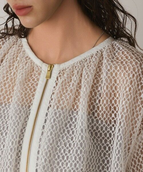 GRACE CONTINENTAL / グレースコンチネンタル ブルゾン | メッシュギャザーブルゾン | 詳細5