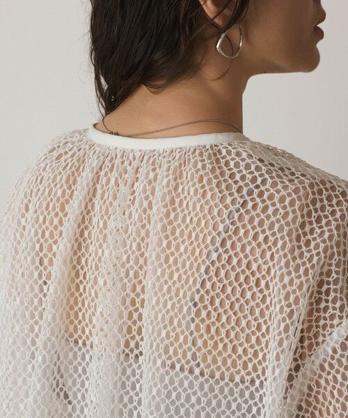 GRACE CONTINENTAL / グレースコンチネンタル ブルゾン | メッシュギャザーブルゾン | 詳細7