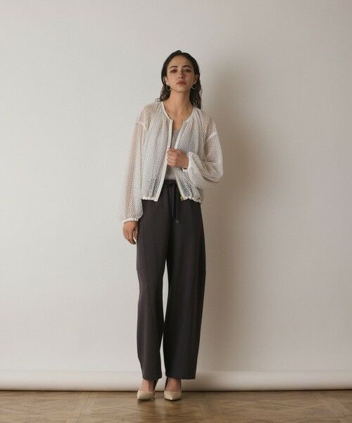 GRACE CONTINENTAL / グレースコンチネンタル ブルゾン | メッシュギャザーブルゾン | 詳細9