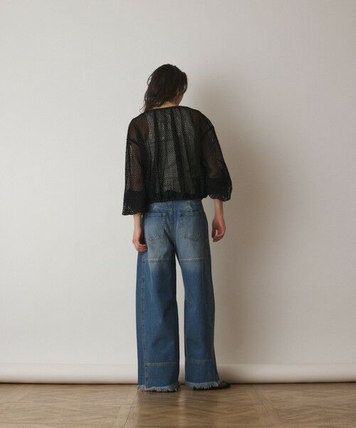 GRACE CONTINENTAL / グレースコンチネンタル ブルゾン | メッシュギャザーブルゾン | 詳細13