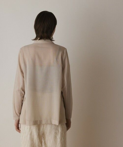 GRACE CONTINENTAL / グレースコンチネンタル テーラードジャケット | シアーテーラードジャケット | 詳細6