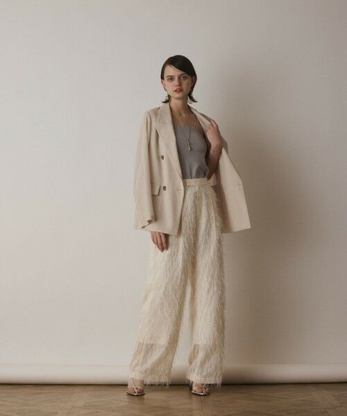 GRACE CONTINENTAL / グレースコンチネンタル テーラードジャケット | シアーテーラードジャケット | 詳細8