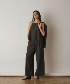 GRACE CONTINENTAL / グレースコンチネンタル その他パンツ | キャミ付レイヤードパンツ