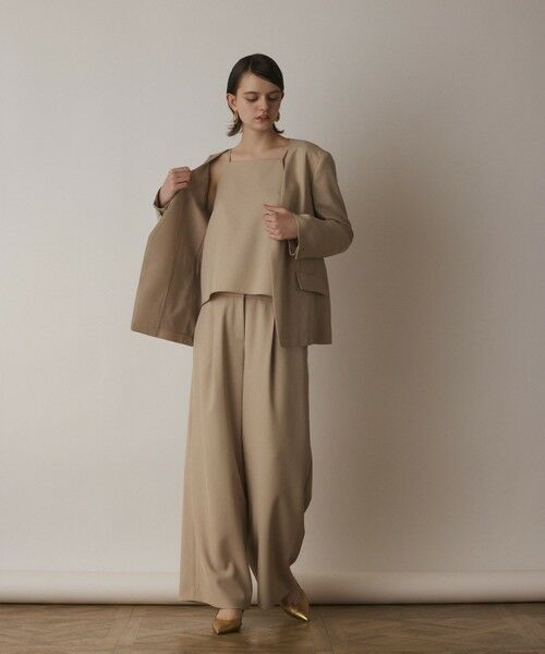 GRACE CONTINENTAL / グレースコンチネンタル その他パンツ | キャミ付レイヤードパンツ | 詳細4