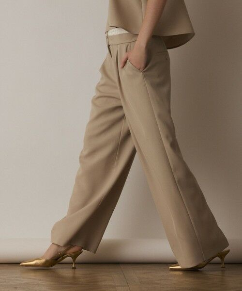 GRACE CONTINENTAL / グレースコンチネンタル その他パンツ | キャミ付レイヤードパンツ | 詳細11