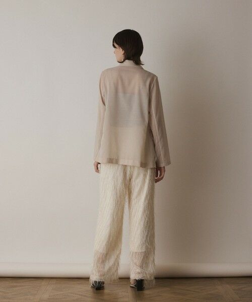 GRACE CONTINENTAL / グレースコンチネンタル その他パンツ | フリンジワンタックパンツ | 詳細2