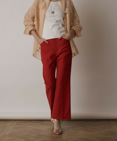 GRACE CONTINENTAL / グレースコンチネンタル その他パンツ | ストレッチフレアパンツ | 詳細10